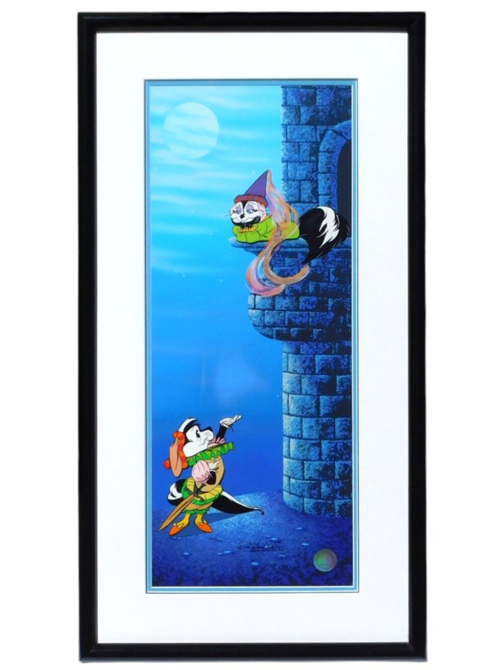 Romeo & Juliet Pepe Le Pew Cel CHUCK JONES Signed Limited Edition Art RARE! Cell